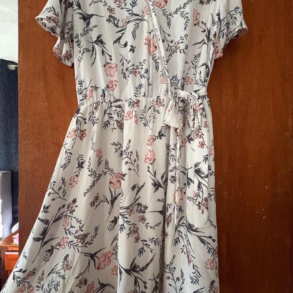 Floral Wrap Dress